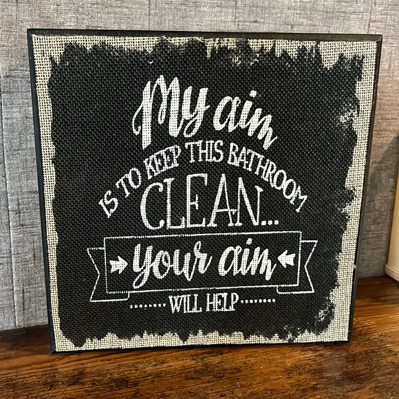 Bathroom Sign - Picture 1 of 3